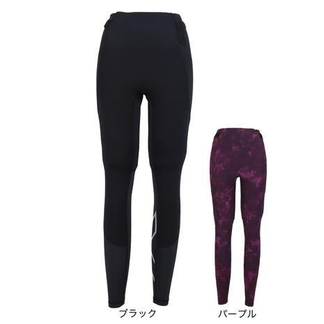 2XU ツータイムズユー レギンス ブラックマルチ×ホワイト