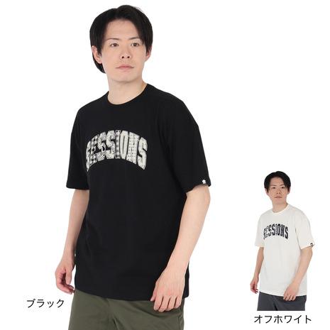 SESSIONS（セッションズ） （メンズ）クラフト ロゴ 半袖Tシャツ