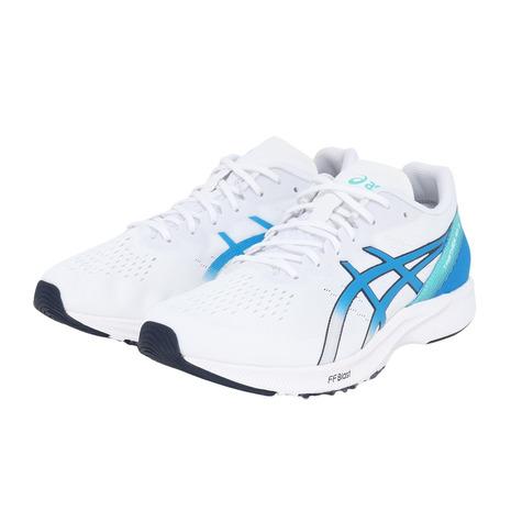 アシックス（ASICS）（メンズ）ランニング トレーニングシューズ ターサー RP 3 ワイド ホワイト ブルー 1011B466.101 スニーカー