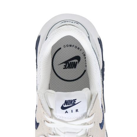 新品未使用★Nike スニーカー ホワイト/ネイビー ナイキ NIKE エアマックス エクシー 9.5 27.5m ホワイト×ネイビー
