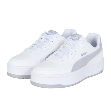 PUMA 厚底スニーカー ホワイト 23cm PUMA（プーマ） （レディース）スニーカー スポーツシューズ コート