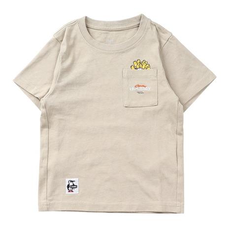 CHUMS キッズアンチバグファストフードポケットTシャツ 10