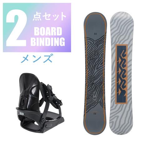 K2 K2（K2）（メンズ）スノーボード 2点セット 板 ビンディング 金具 