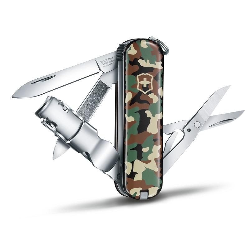 商品レビューで公式限定グッズプレゼント ビクトリノックス VICTORINOX 公式 ネイルクリップ580 カモフラージュ 0.6463.94 日本正規品 爪切り 携帯用｜victorinox｜07