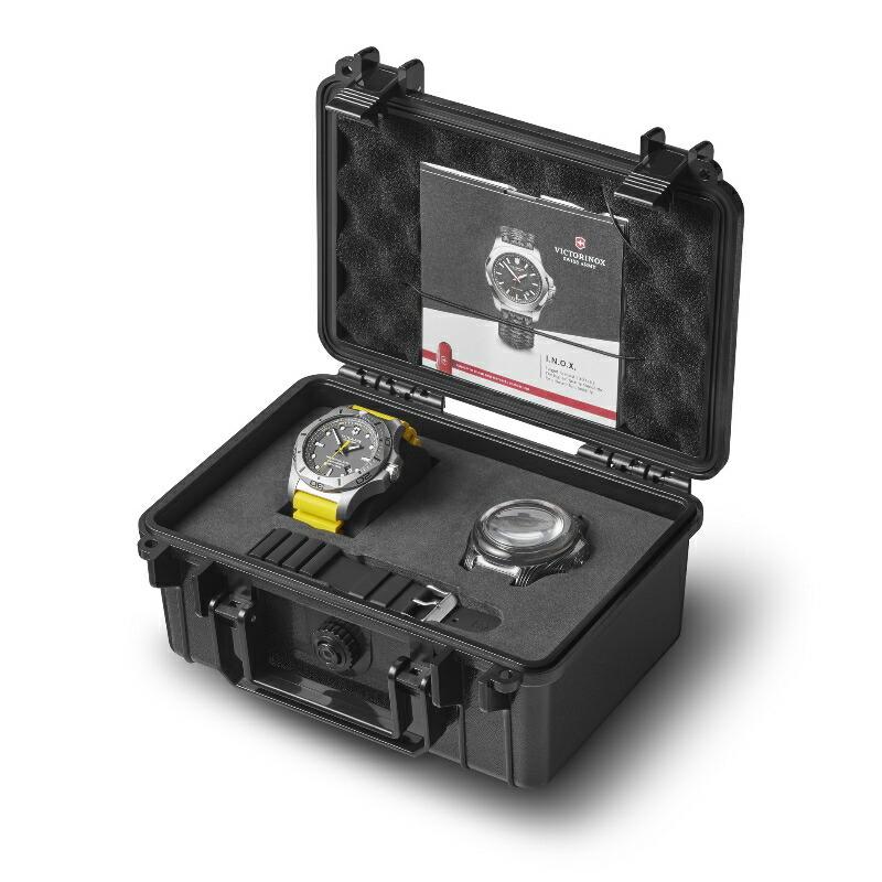 ビクトリノックス 時計 VICTORINOX 公式 イノックス I.N.O.X. プロフェッショナルダイバー グレー 正規品 5年保証 腕時計 メンズ 防水 メンズ腕時計｜victorinox｜06