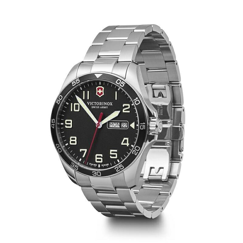 マルチツールプレゼント ビクトリノックス 公式 腕時計 メンズ VICTORINOX FIELDFORCE フィールドフォース ブラック 正規品 5年保証 時計 メンズウォッチの画像