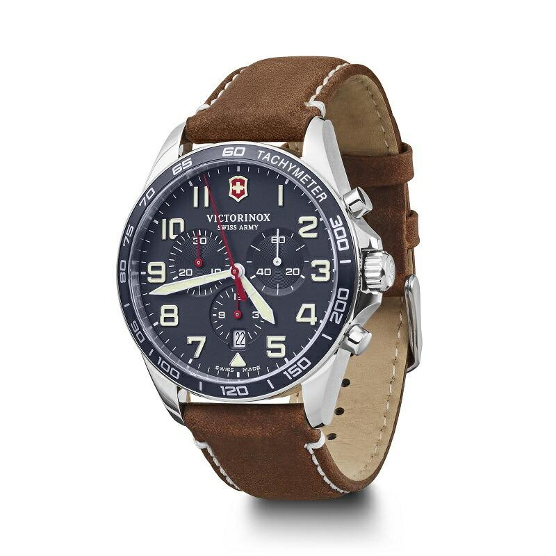 マルチツールプレゼント ビクトリノックス 公式 腕時計 VICTORINOX FIELDFORCE CHRONOGRAPH フィールドフォース クロノグラフ ブルーの画像