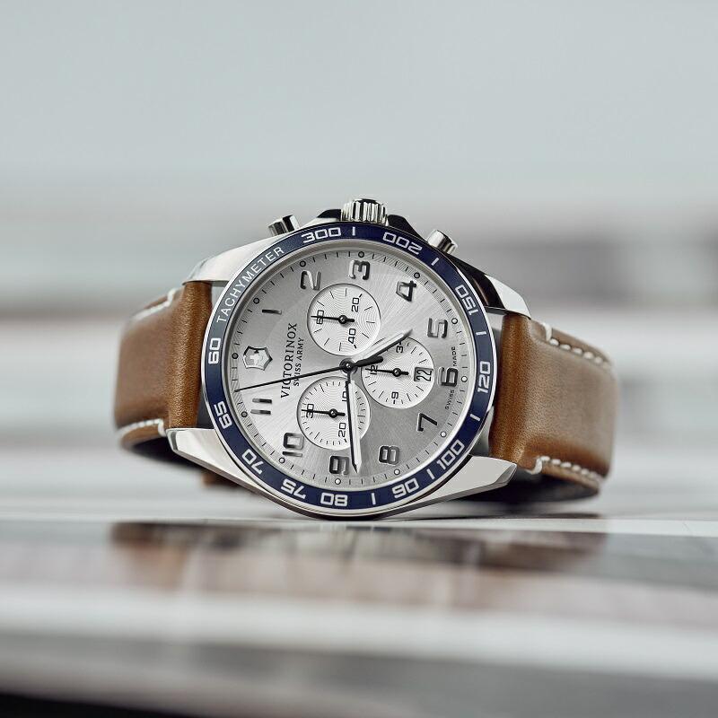 マルチツールプレゼント ビクトリノックス 公式 腕時計 VICTORINOX FieldForce Classic Chrono フィールドフォース クラシッククロノ(シルバーの画像
