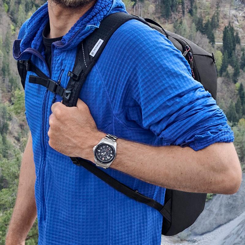オリジナルCAPプレゼント ビクトリノックス VICTORINOX 公式 ジャーニー JOURNEY 1884 ブルー 正規品 5年保証 時計 腕時計 メンズ クオーツ アナログ 防水の画像