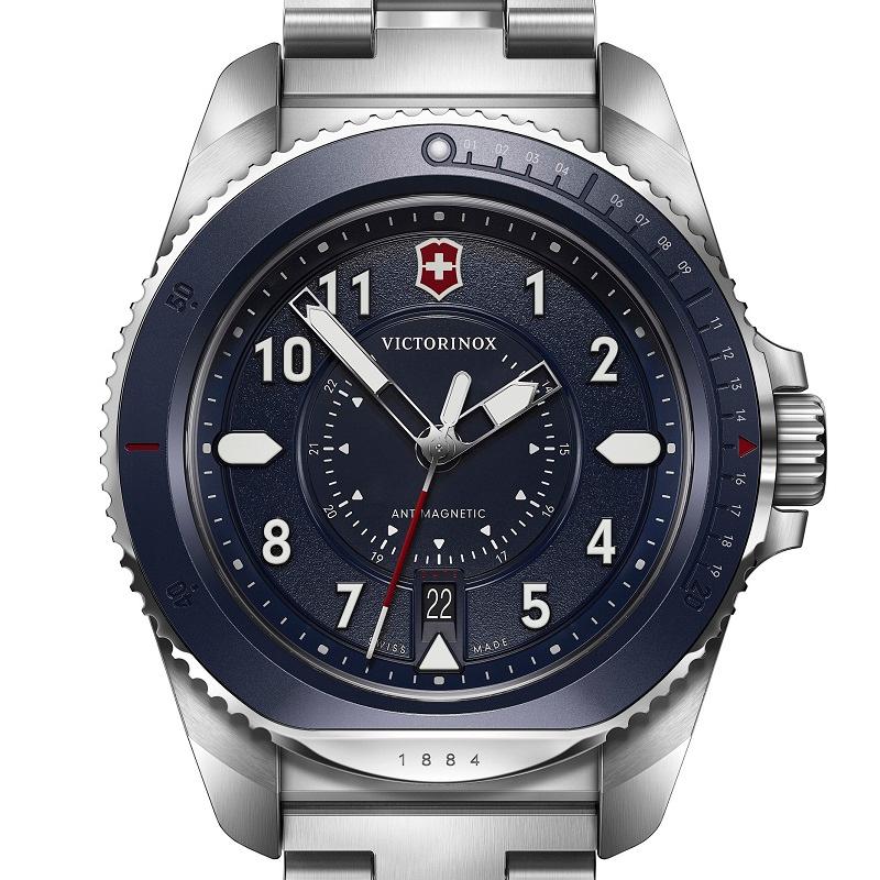 オリジナルCAPプレゼント ビクトリノックス VICTORINOX 公式 ジャーニー JOURNEY 1884 ブルー 正規品 5年保証 時計 腕時計 メンズ クオーツ アナログ 防水の画像
