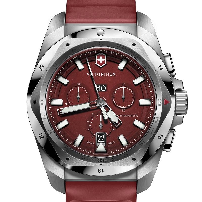 オリジナルCAPプレゼント ビクトリノックス VICTORINOX 公式 I.N.O.X. イノックス クロノ レッド 241986 正規品 5年保証 腕時計 時計 メンズ クロノグラフ 防水の画像