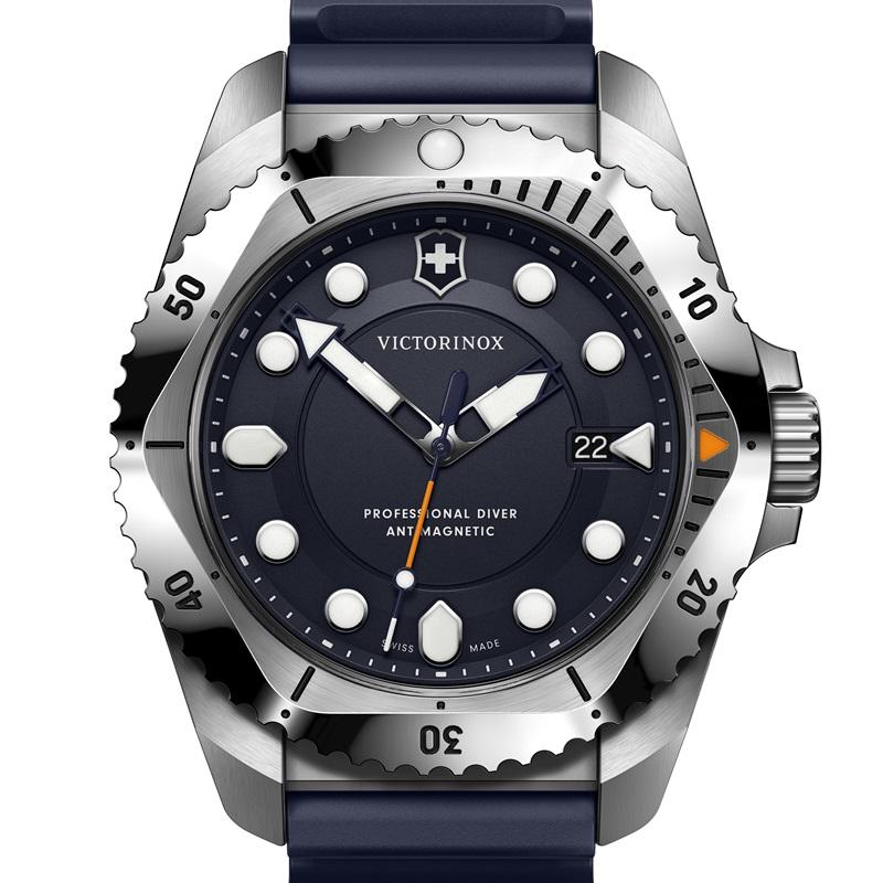 オリジナルCAPプレゼント ビクトリノックス 時計 VICTORINOX 公式 DIVE PRO ダイブプロ クォーツ ステンレススチール ブルー 正規品 5年保証 腕時計 メンズの画像