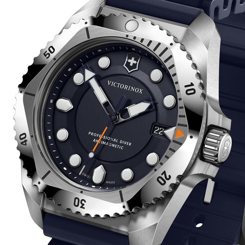 オリジナルCAPプレゼント ビクトリノックス 時計 VICTORINOX 公式 DIVE PRO ダイブプロ クォーツ ステンレススチール ブルー 正規品 5年保証 腕時計 メンズの画像