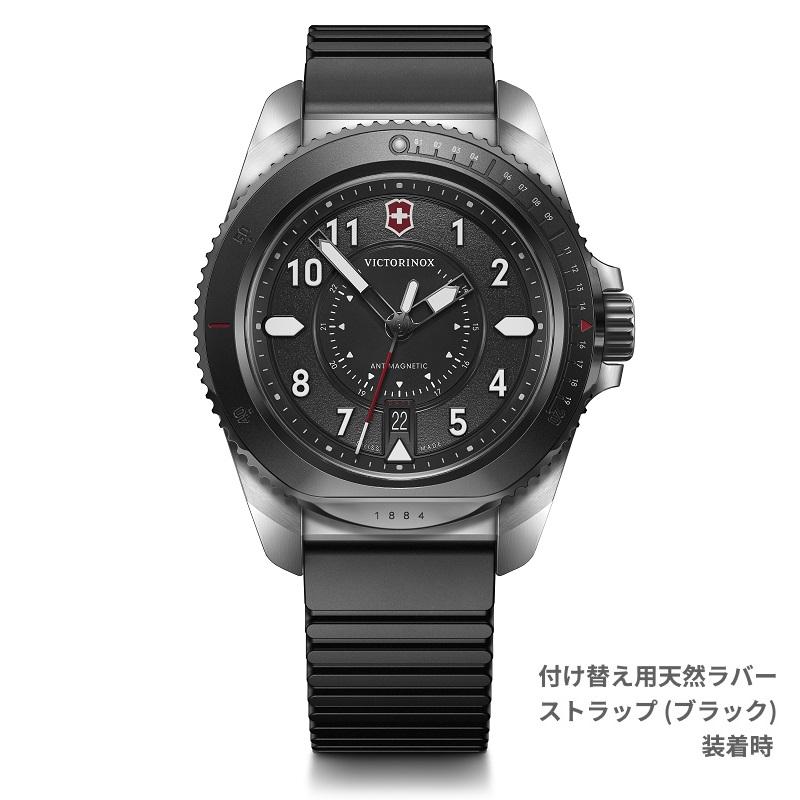 オリジナルCAPプレゼント  数量限定 ビクトリノックス 公式 VICTORINOX ジャーニー JOURNEY 1884 リミテッドエディション 黒 正規品 5年保証 腕時計 メンズの画像