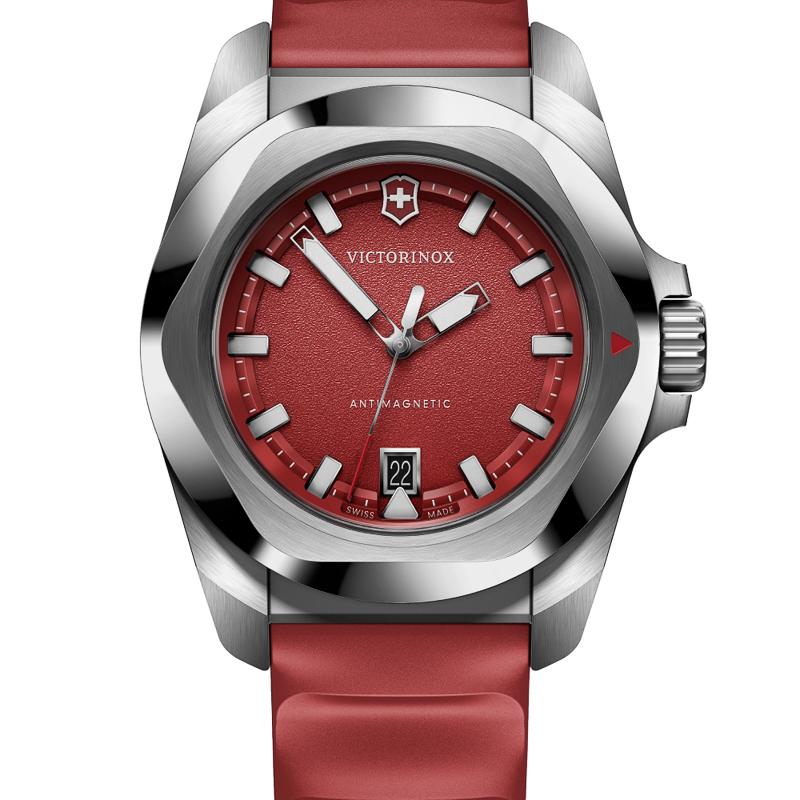 マルチツールプレゼント ビクトリノックス VICTORINOX 公式 I.N.O.X. イノックス クォーツ レッド 正規品 5年保証 時計 メンズ腕時計 防水の画像