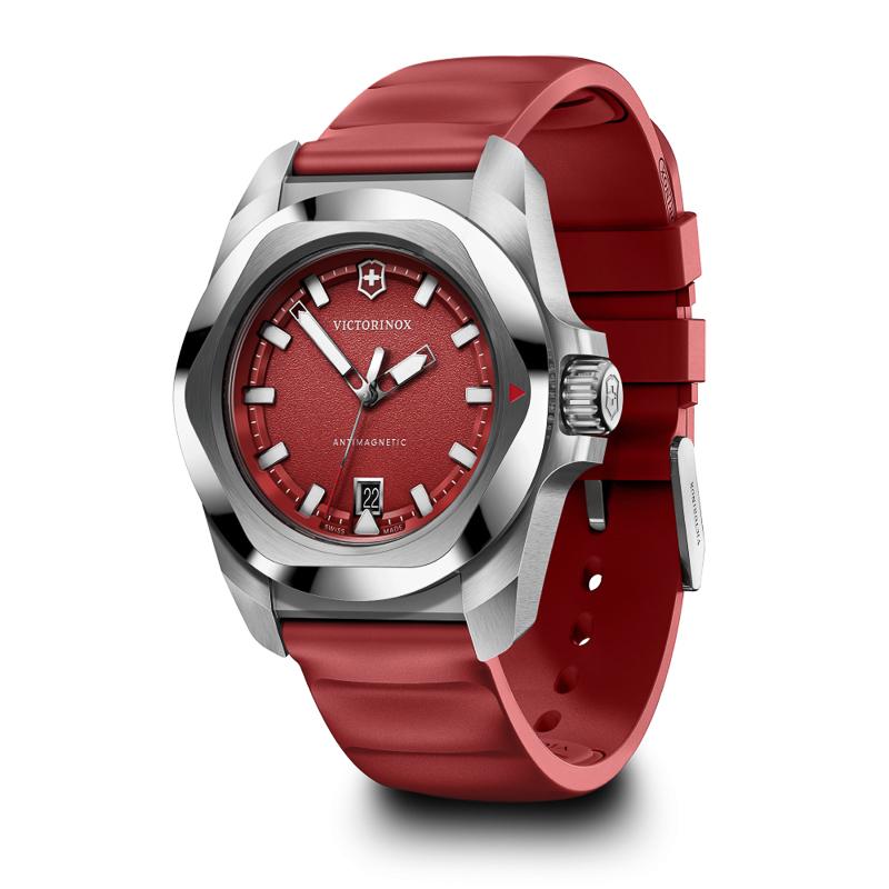 マルチツールプレゼント ビクトリノックス VICTORINOX 公式 I.N.O.X. イノックス クォーツ レッド 正規品 5年保証 時計 メンズ腕時計 防水の画像