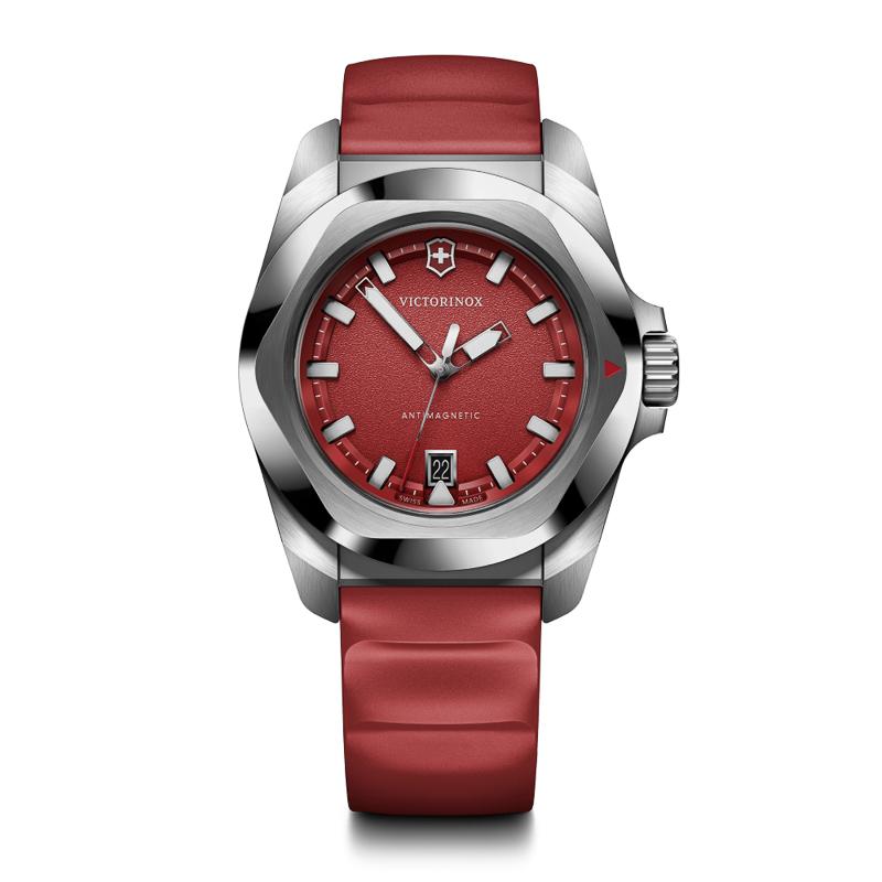 マルチツールプレゼント ビクトリノックス VICTORINOX 公式 I.N.O.X. イノックス クォーツ レッド 正規品 5年保証 時計 メンズ腕時計 防水の画像
