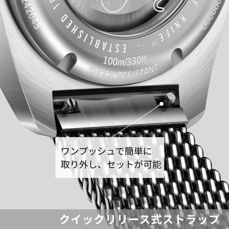 オリジナルCAPプレゼント ビクトリノックス VICTORINOX 公式 スイスアーミー オートマティック ブルー ステンレススチールブレス 正規品 5年保証 腕時計 メンズの画像