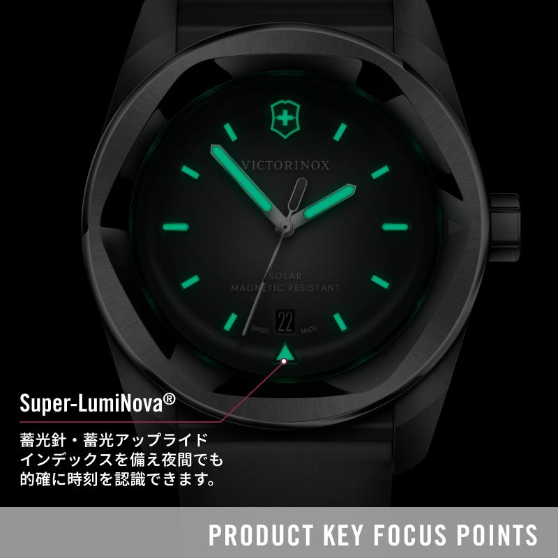 オリジナルCAPプレゼント ビクトリノックス VICTORINOX 公式 コンセプトワン ソーラー ストーム (グレー) ラバー 正規品 5年保証 時計 腕時計 メンズ レディースの画像
