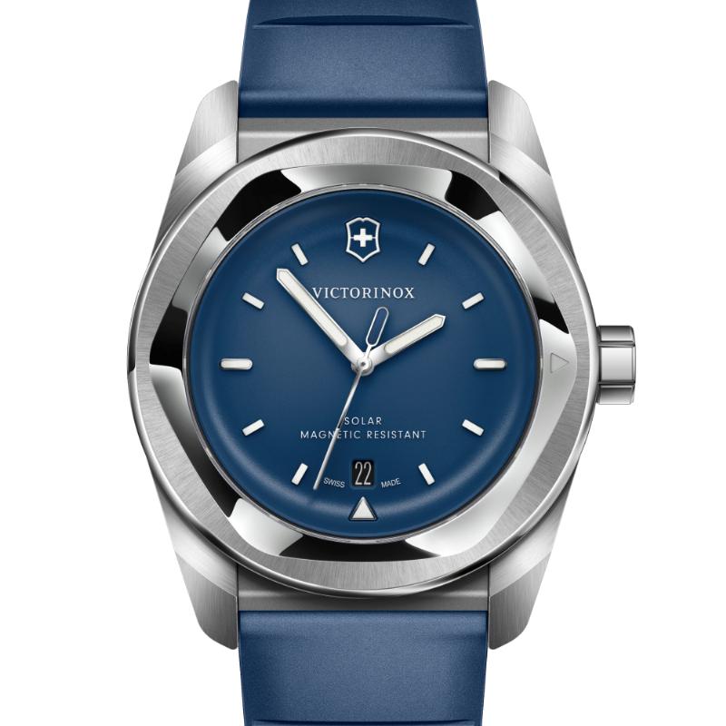 オリジナルCAPプレゼント ビクトリノックス VICTORINOX 公式 コンセプトワン ソーラー ブルー ラバーベルト 正規品 5年保証 時計 腕時計 メンズ レディースの画像