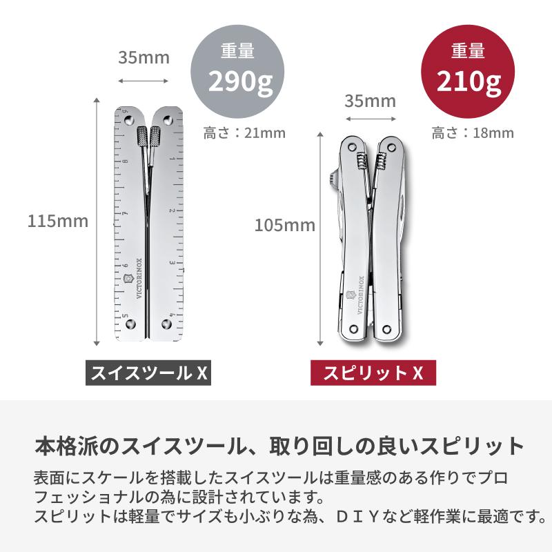 VICTORINOX（ビクトリノックス） ナイフ 公式 スイスツールスピリットX
