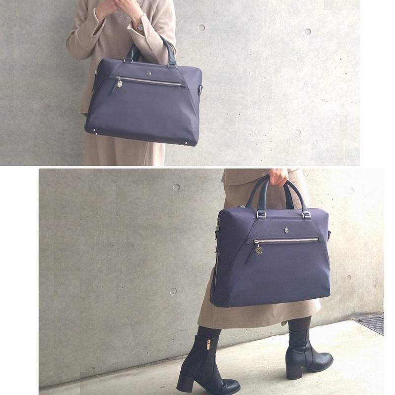 ビクトリノックス VICTORINOX 公式 ブリーフケース 13L 全2色 ビクトリアシグネチャー 正規品 保証付 バッグ レディース ビジネスの画像