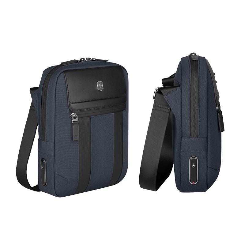 ビクトリノックス VICTORINOX 公式アーキテクチャーアーバン2 クロスボディバッグ グレー ブルー 6L 日本正規品 ショルダーバッグ