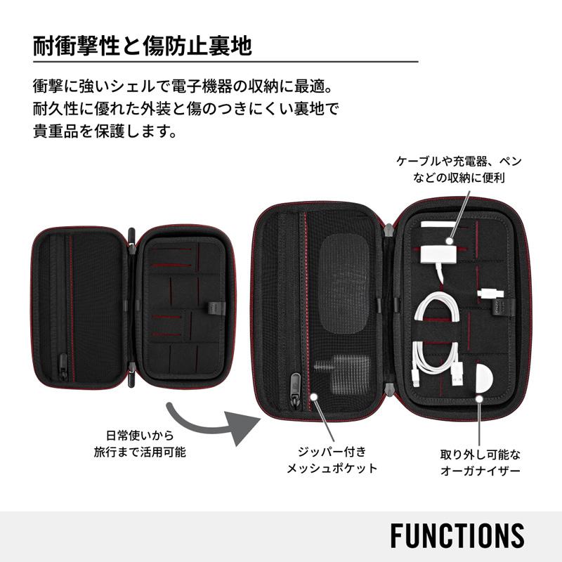 VICTORINOX（ビクトリノックス） 公式 テックポーチ ブラック トラベル