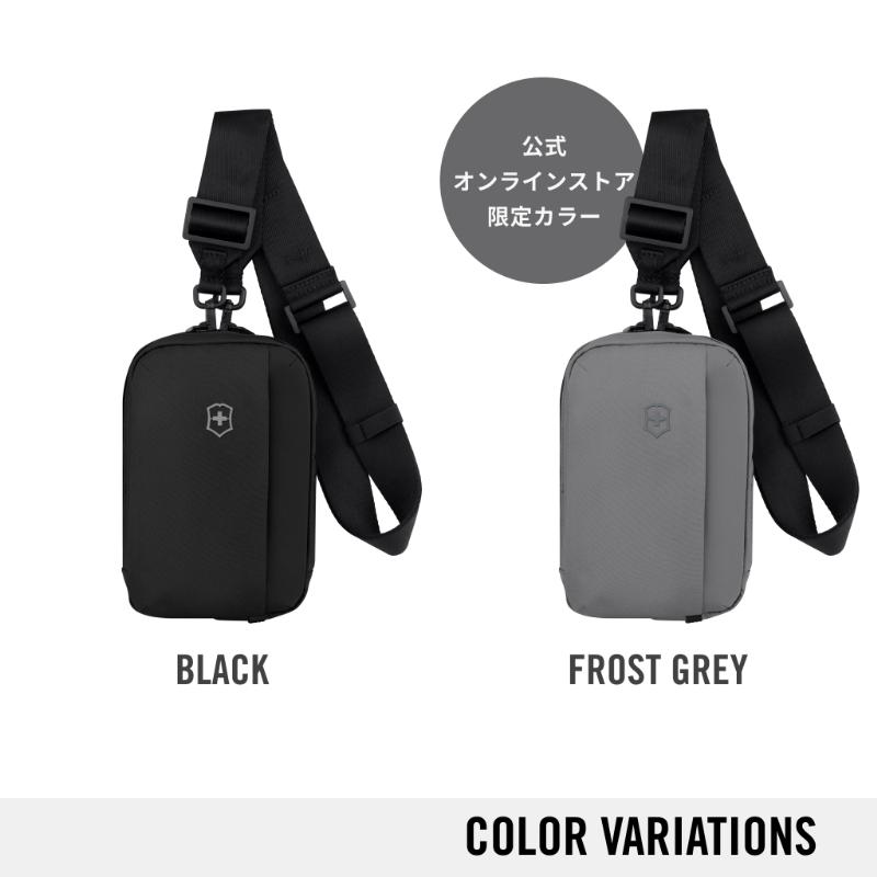 VICTORINOX（ビクトリノックス） 公式 シティポーチ 2色 ブラック