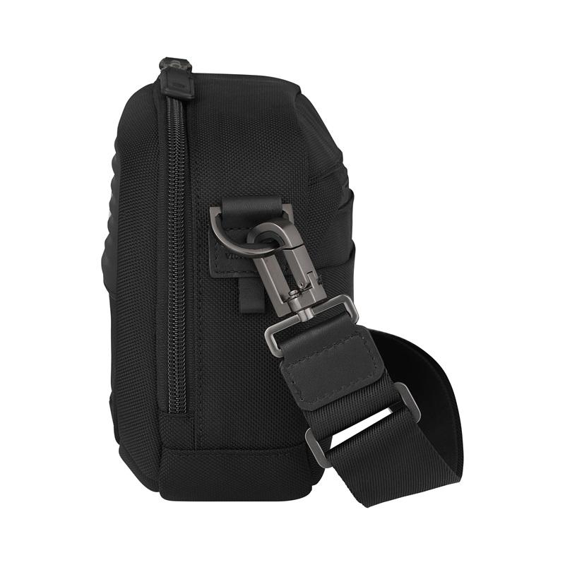 ビクトリノックス VICTORINOX 公式 ミシック コンパクトクロスボディバッグ ブラック 正規品 ショルダーバッグ 斜めがけバッグ メンズの画像