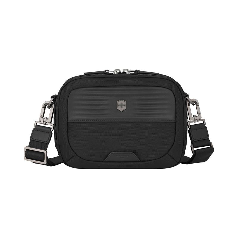 ビクトリノックス VICTORINOX 公式 ミシック コンパクトクロスボディバッグ ブラック 正規品 ショルダーバッグ 斜めがけバッグ メンズの画像