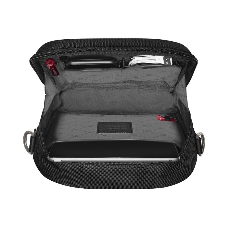 ビクトリノックス VICTORINOX 公式 ミシック クロスボディバッグ ブラック 正規品 ショルダーバッグ 縦型 斜めがけバッグ メンズ 小さめ_16