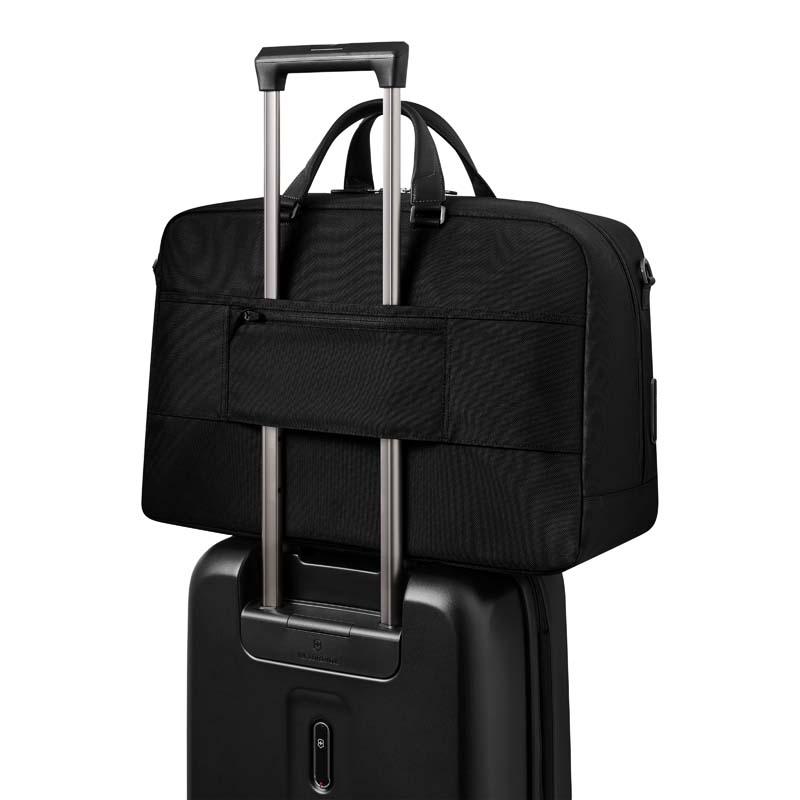 ビクトリノックス VICTORINOX 公式 ミシック ウィークエンダー 35L ブラック 正規品 ビジネス 出張 ボストンバッグ ダッフルバッグ 大容量の画像