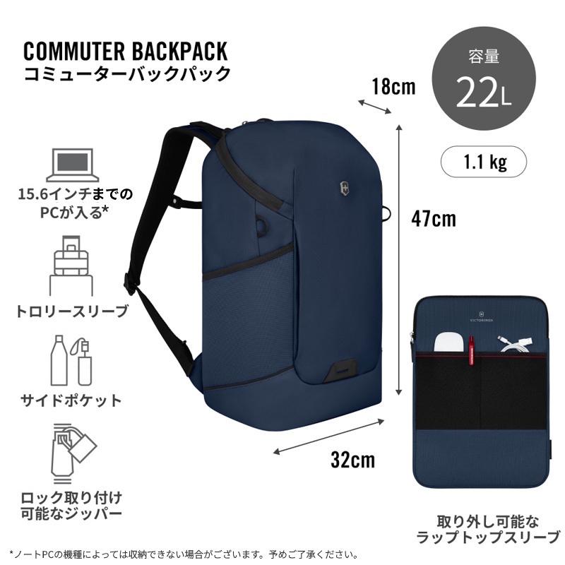 VICTORINOX（ビクトリノックス） 公式 コミューターバックパック 22L