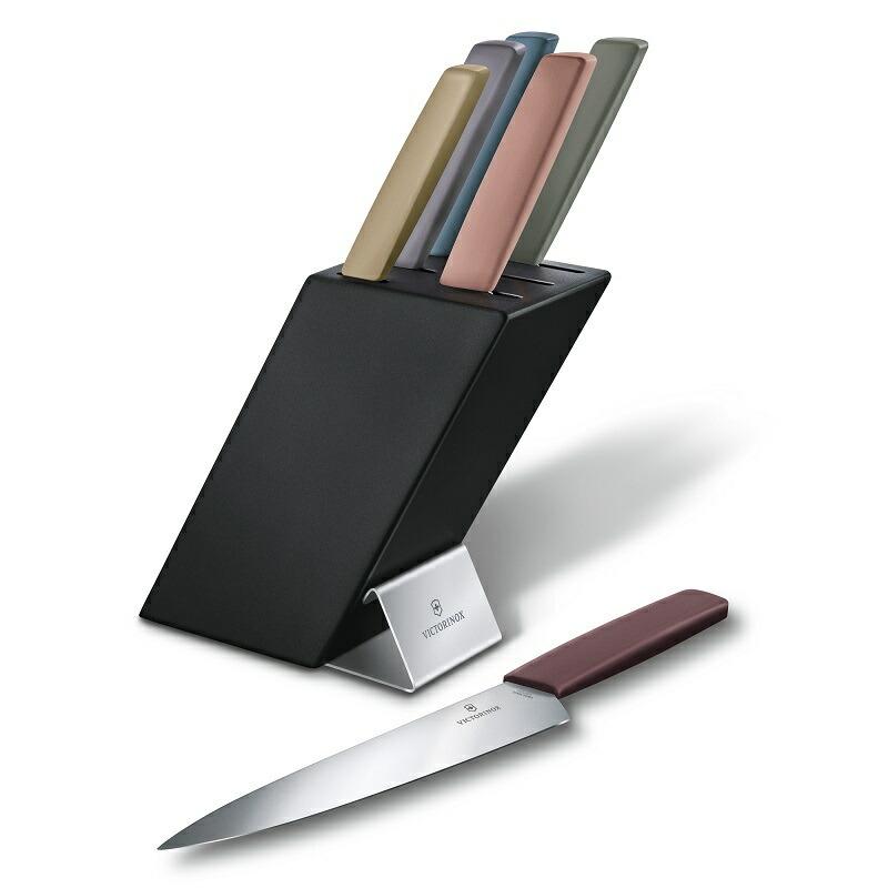 VICTORINOX（ビクトリノックス）包丁セット　スタンド　ナイフ6本スイス製 カトラリー スイスモダン 公式 VICTORINOX（ビクトリノックス） 調理器具