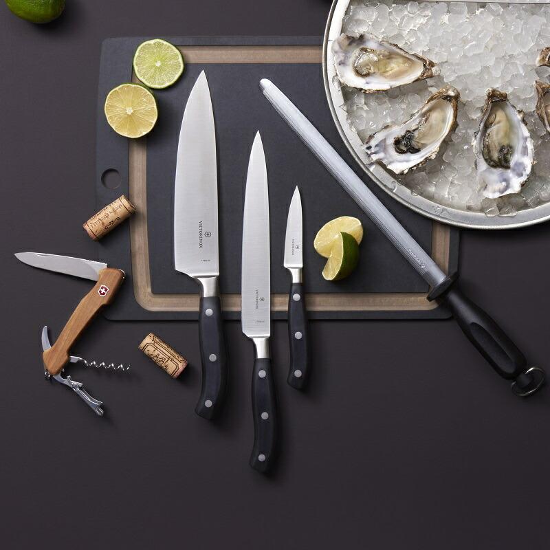ビクトリノックス VICTORINOX 公式 グランメートル シェフセット ブラック 正規品 包丁セット 高級 ステンレス 3本の画像