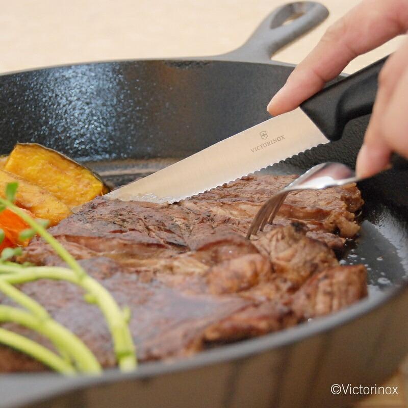 VICTORINOX ビクトリノックス 公式 ステーキ&ピッツァナイフ