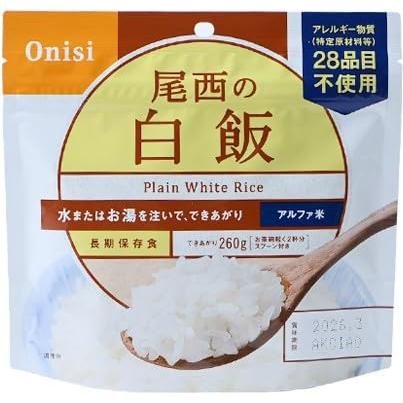 尾西食品 非常食 セット 防災食 5年保存食 アルファ米 人気5種 5袋