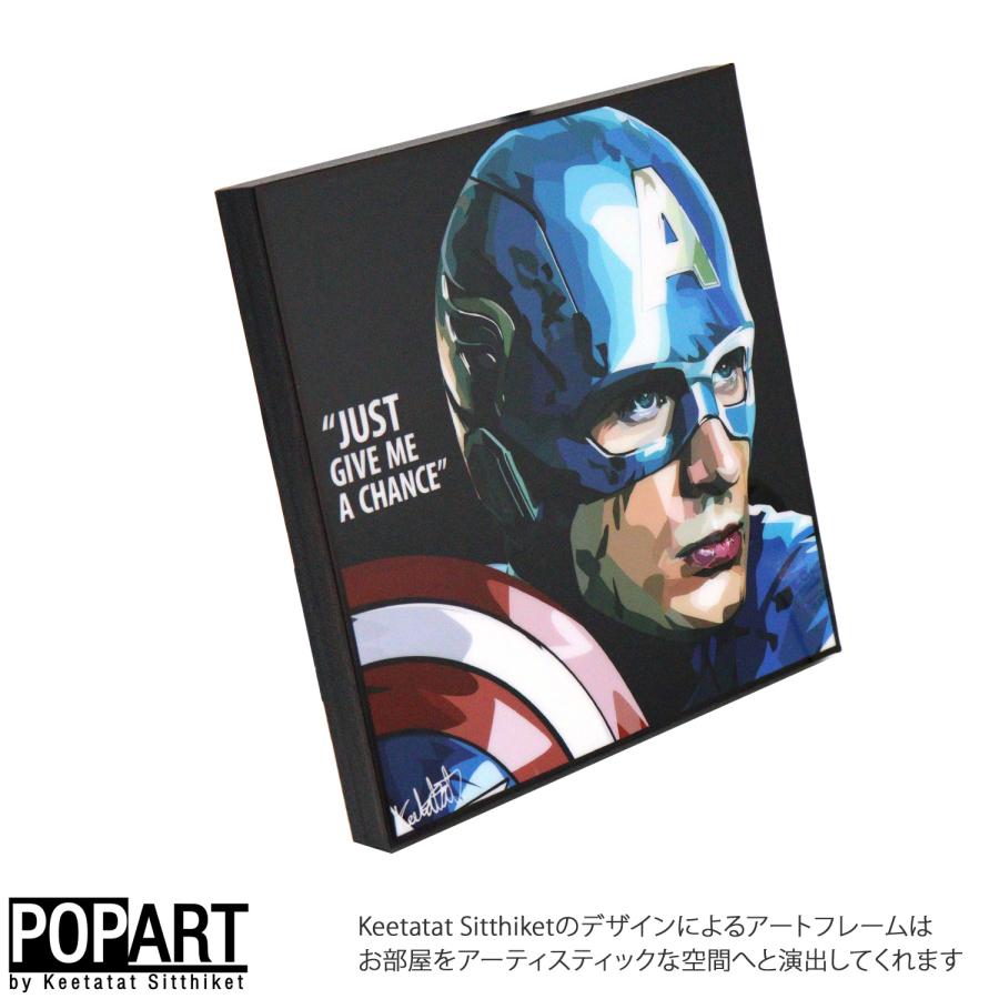 送料込 キャプテンアメリカ壁アートセット アートフレーム キャプテンアメリカ マーベル グッズ MARVEL アート