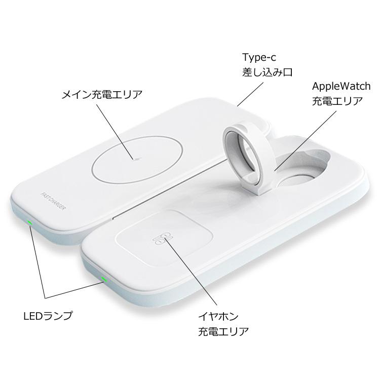 送料無料 3in1 ワイヤレス急速充電器 RELAX アイチャージャー アイチャージ 充電器 ワイヤレス充電器 3in1 ESP0204401 E｜victoryfromchoice｜03