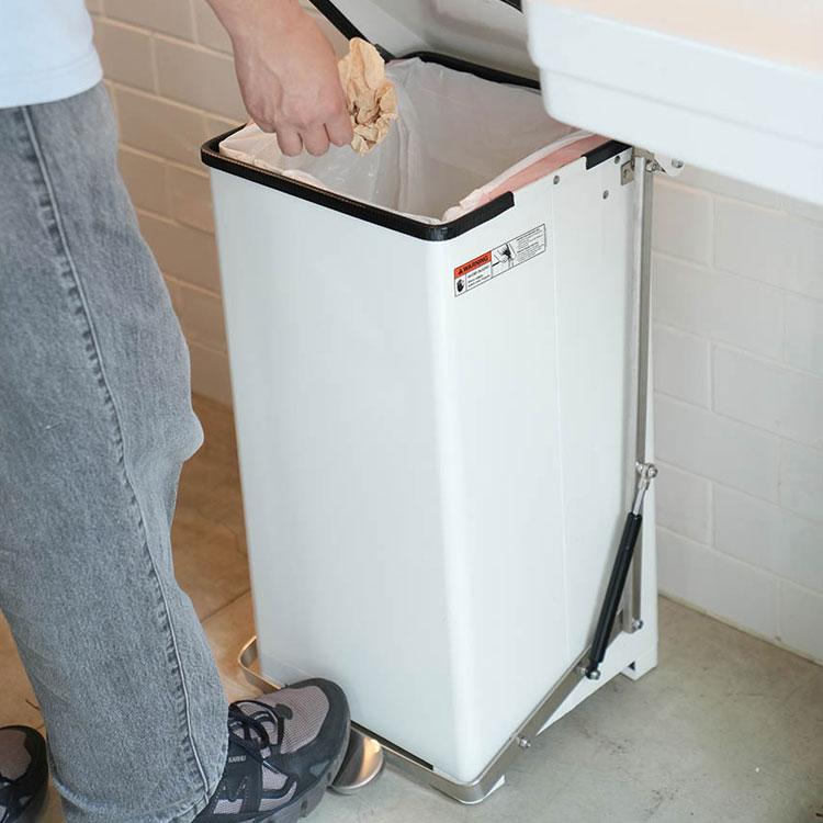 ダルトン ペダル ビン ホワイト 45L Y-0932WT 送料無料 ゴミ箱 