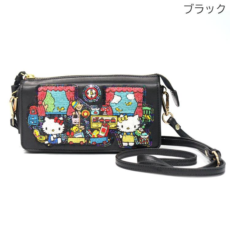レア！キティストローポシェット ハローキティ HELLO KITTY お財布ポシェット スマホポーチ 横型