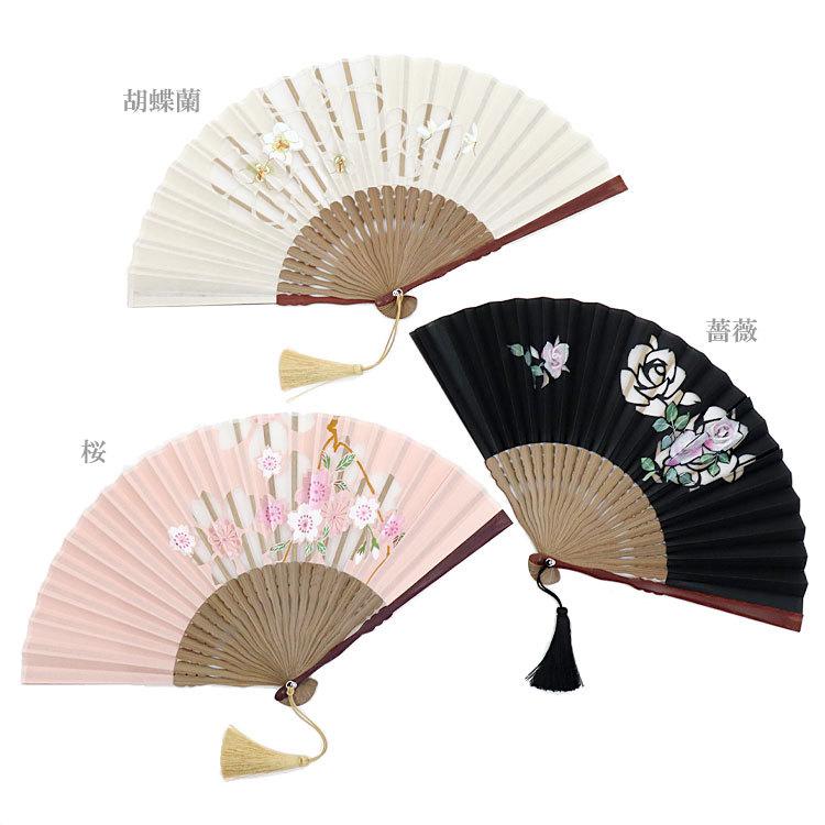 送料無料 大西常商店 京扇子 切り絵 Ls7025kkd 夏 涼 絹 シルク 清楚 レディース 和雑貨 京都 78 以上節約