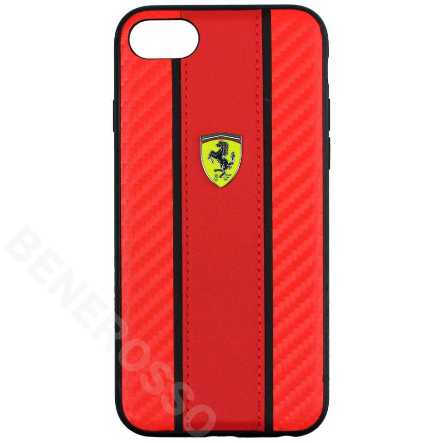 フェラーリ Iphone Se2 8 7 Puレザー カーボン調 ハードケース ベルティカル ストライプ レッド Fesnmhci8re Acc Ite F1グッズ ショップ Victory Lap 通販 Yahoo ショッピング