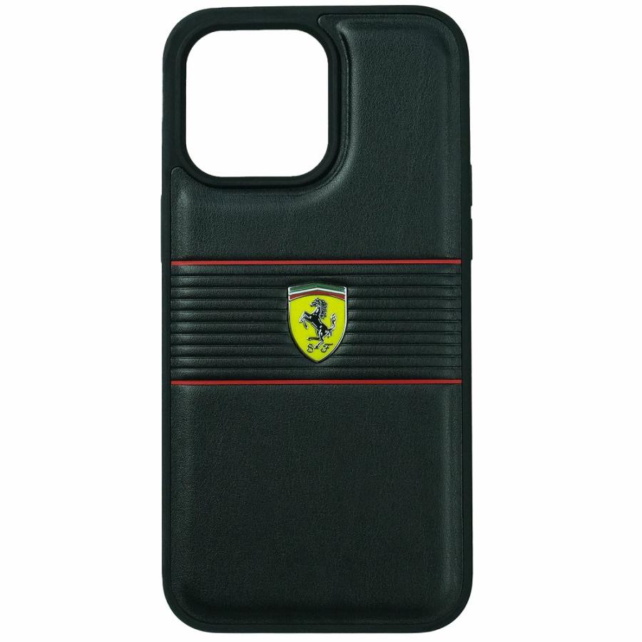 Ferrari（フェラーリ） iPhone 15ProMax PUレザー バックカバー MULTI