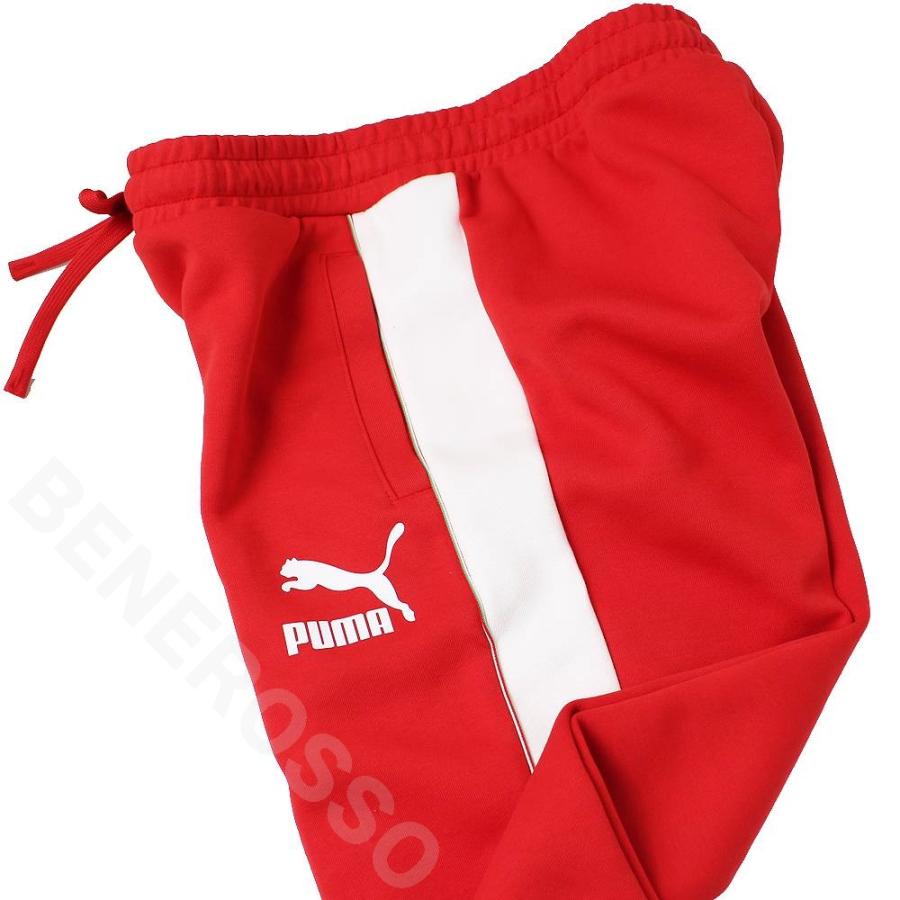 PUMA フェラーリ レース アイコニック T7 トラックパンツ 2024 レッド 625199-02 PUMA フェラーリ レース アイコニック T7 トラックパンツ 2024 レッド 625199-02