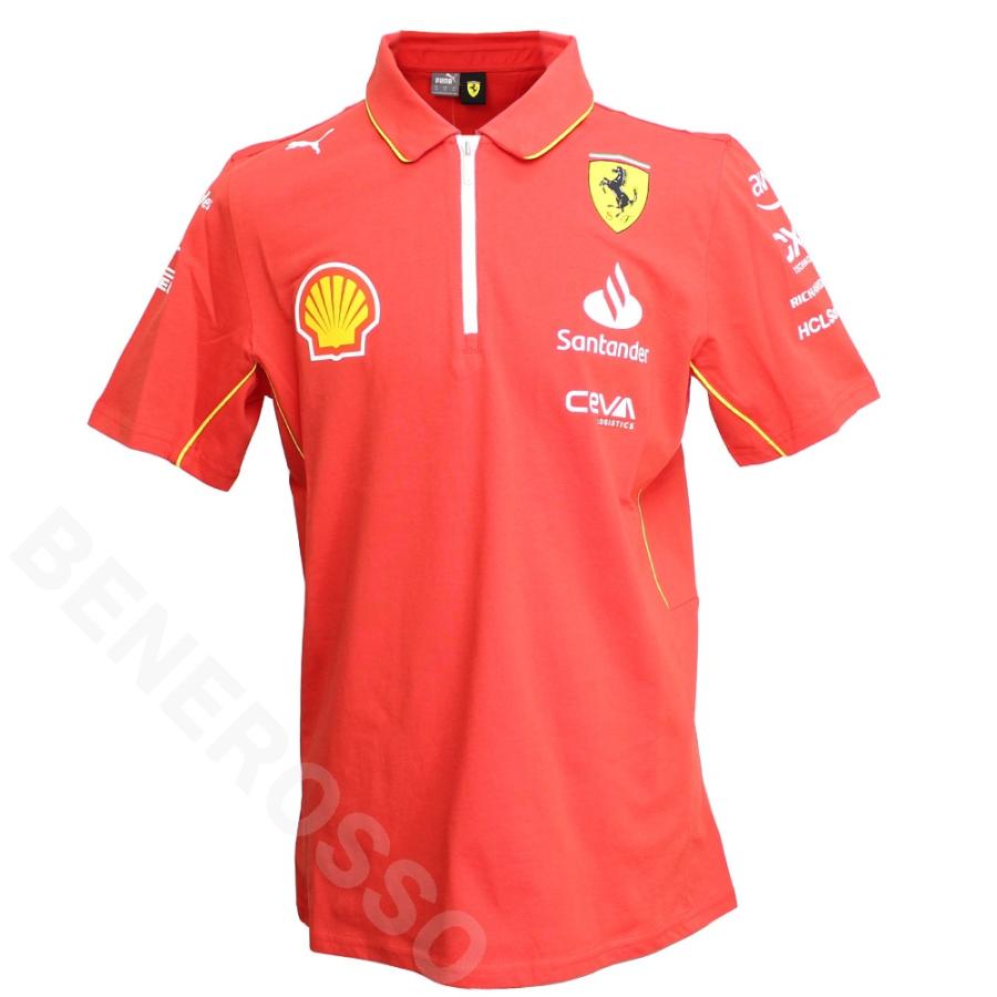 Ferrari PUMA スクーデリア フェラーリ SF チーム ポロシャツ Ferrari PUMA スクーデリア フェラーリ SF チーム ポロシャツ