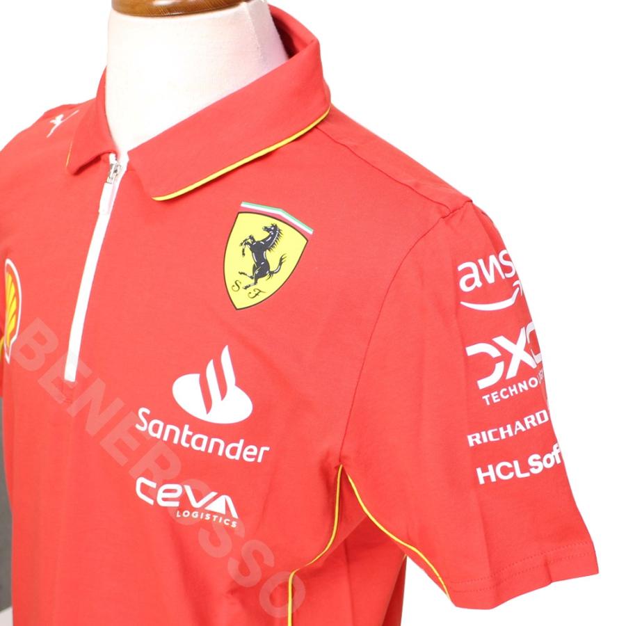 Ferrari PUMA スクーデリア フェラーリ SF チーム ポロシャツ Ferrari PUMA スクーデリア フェラーリ SF チーム ポロシャツ