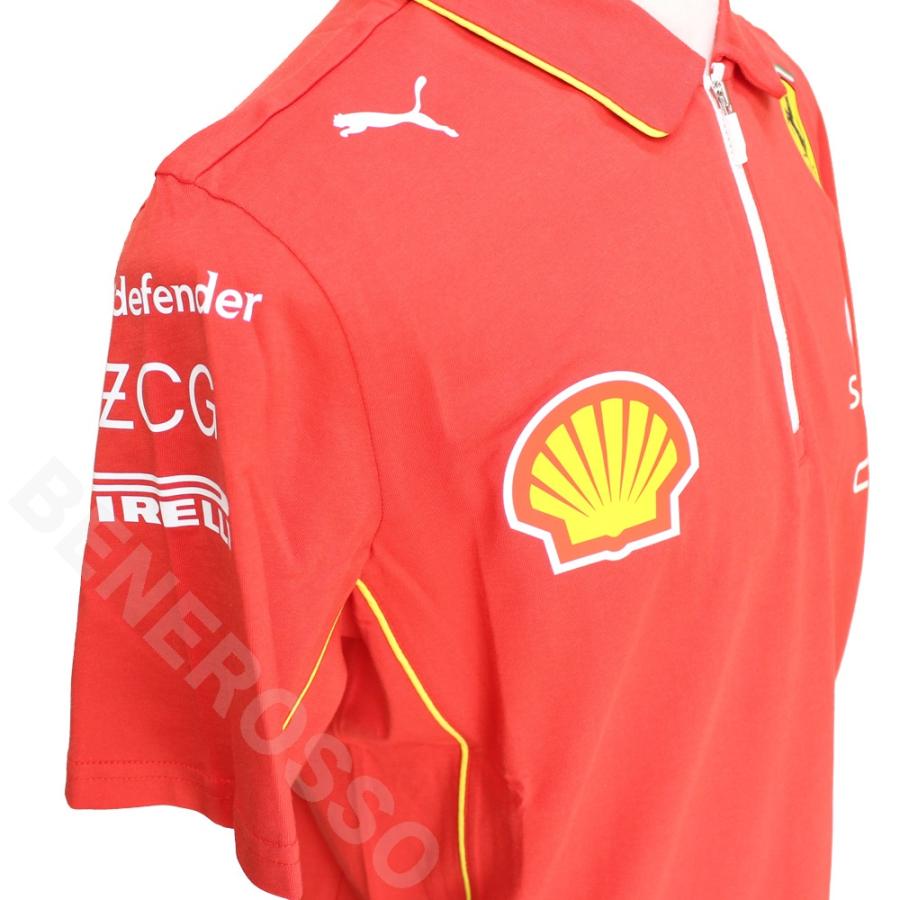 Ferrari PUMA スクーデリア フェラーリ SF チーム ポロシャツ Ferrari PUMA スクーデリア フェラーリ SF チーム ポロシャツ