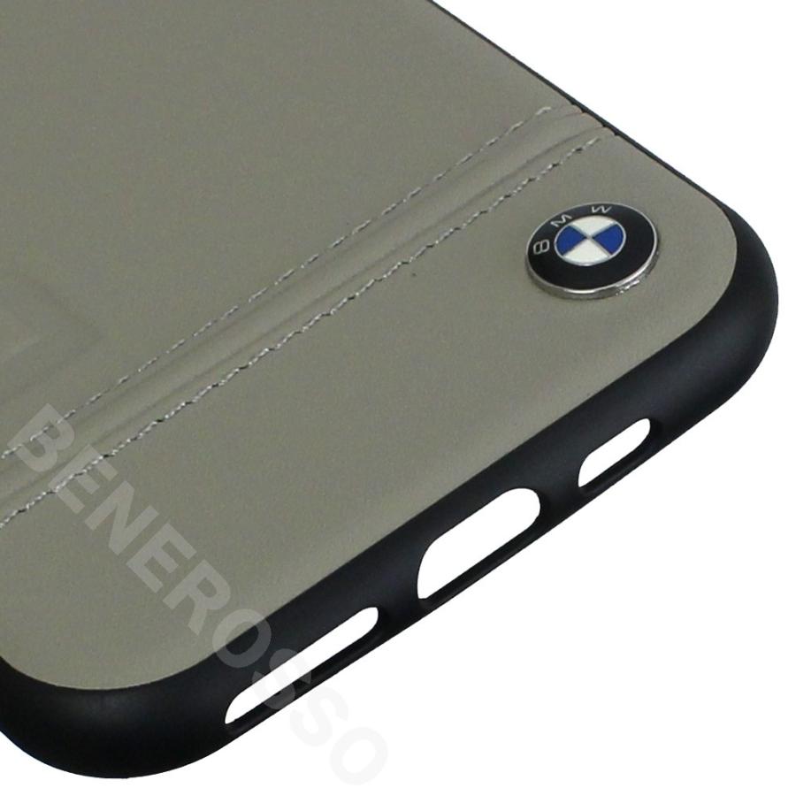 BMW iPhone11Pro レザー ロゴプリント ハードケース トープ BMHCN58LLST｜victorylap｜03